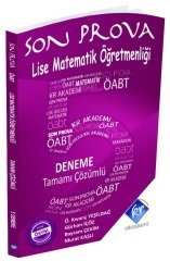 SÜPER FİYAT - KR Akademi ÖABT Lise Matematik Öğretmenliği Son Prova 5 Deneme Çözümlü KR Akademi