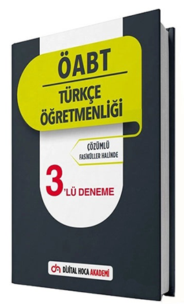 Dijital Hoca ÖABT Türkçe Öğretmenliği 3 Deneme Çözümlü Dijital Hoca Akademi