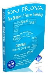 SÜPER FİYAT - KR Akademi ÖABT Fen Bilimleri Fen ve Teknoloji Son Prova 5 Deneme Çözümlü KR Akademi