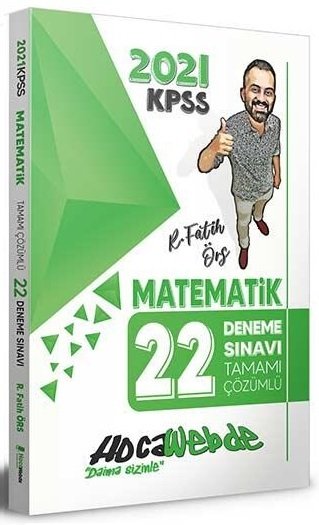 HocaWebde 2021 KPSS Matematik 22 Deneme Çözümlü - Fatih Örs HocaWebde Yayınları