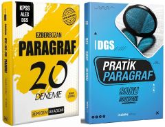 Pegem DGS Paragraf Ezberbozan 20 Deneme + İndeks Soru 2 li Set Pegem + İndeks Akademi Yayınları