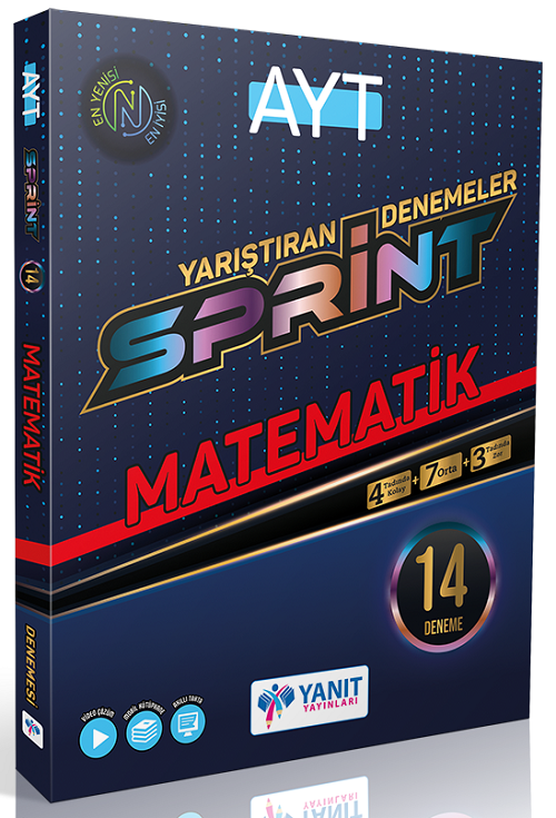 Yanıt YKS AYT Matematik Sprint 14 Deneme Video Çözümlü Yanıt Yayınları