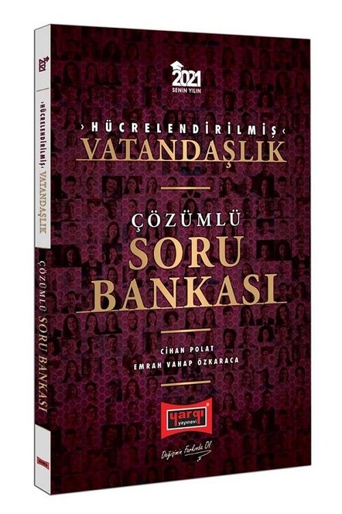 Yargı 2021 KPSS Vatandaşlık Hücrelendirilmiş Soru Bankası Çözümlü - Cihan Polat, Emrah Özkaraca Yargı Yayınları