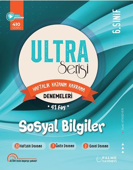 Palme 6. Sınıf Sosyal Bilgiler Ultra Haftalık Kazanım Kavrama 41 Deneme Palme Yayınları