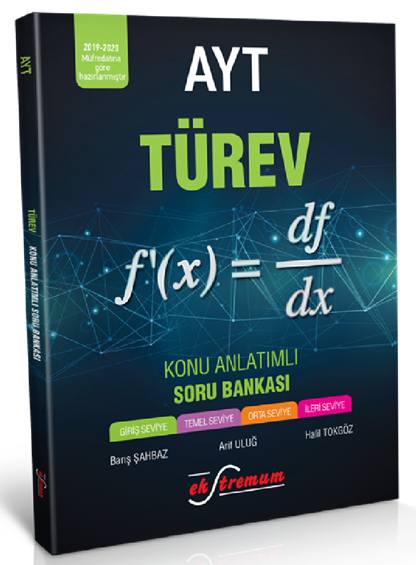 Ekstremum YKS AYT Türev Konu Anlatımlı Soru Bankası Ekstremum Yayınları