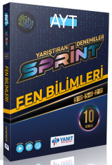 Yanıt YKS AYT Fen Bilimleri Sprint 10 Deneme Video Çözümlü Yanıt Yayınları