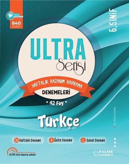 Palme 6. Sınıf Türkçe Ultra Haftalık Kazanım Kavrama 42 Deneme Palme Yayınları