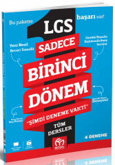 Model 8. Sınıf LGS Tüm Dersler Sadece Birinci Dönem 4 Deneme Model Eğitim Yayınları