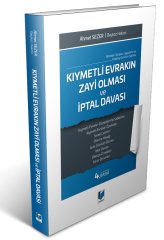 Adalet Kıymetli Evrakın Zayi Olması ve İptal Davası 4. Baskı- Ahmet Sezer Adalet Yayınevi