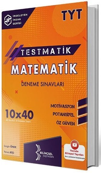 Bilinçsel YKS TYT Matematik Testmatik 10x40 Deneme Sınavları Bilinçsel Yayınları