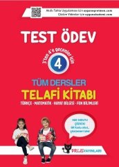 Sadık Uygun 4. Sınıf Tüm Dersler Test Ödev Telafi Kitabı Video Çözümlü Sadık Uygun Proje Yayınları