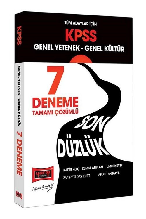 SÜPER FİYAT - Yargı 2021 KPSS Genel Yetenek Genel Kültür Son Düzlük 7 Deneme Çözümlü Yargı Yayınları