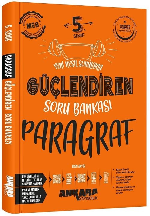 Ankara Yayıncılık 5. Sınıf Paragraf Güçlendiren Soru Bankası Ankara Yayıncılık