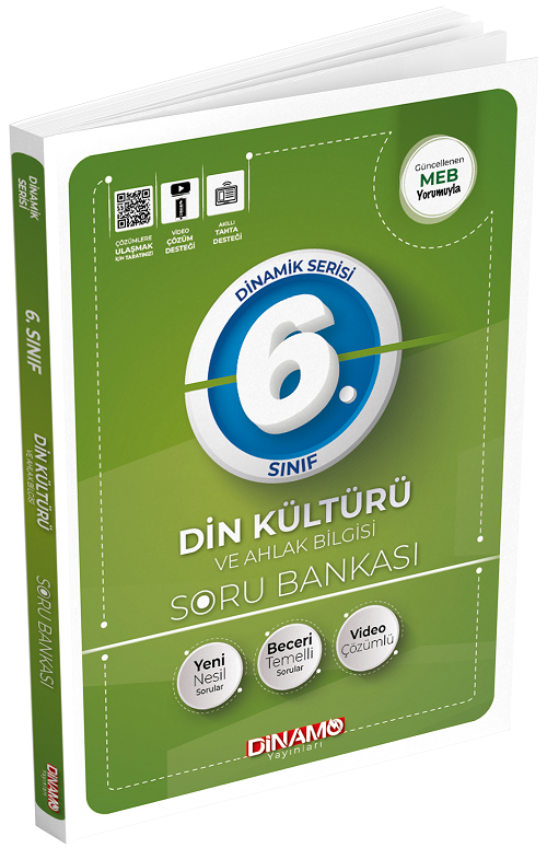 Dinamo 6. Sınıf Din Kültürü ve Ahlak Bilgisi Soru Bankası Dinamik Serisi Dinamo Yayınları