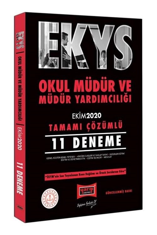 SÜPER FİYAT - Yargı 2021 MEB EKYS Okul Müdür ve Yardımcılığı 11 Deneme Çözümlü Yargı Yayınları