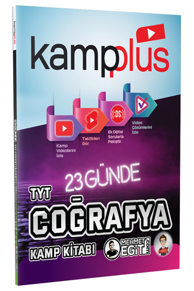 Kampplus YKS TYT Coğrafya Kampplus 23 Günde Kamp Kitabı Kampplus