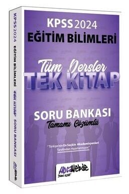 HocaWebde 2024 KPSS Eğitim Bilimleri Tüm Dersler Tek Kitap Soru Bankası Çözümlü HocaWebde Yayınları