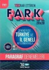 Yayın Denizi Pro YKS TYT Paragraf Tekrar Ettiren Fark 20x20 Deneme Video Çözümlü Yayın Denizi Pro Yayınları