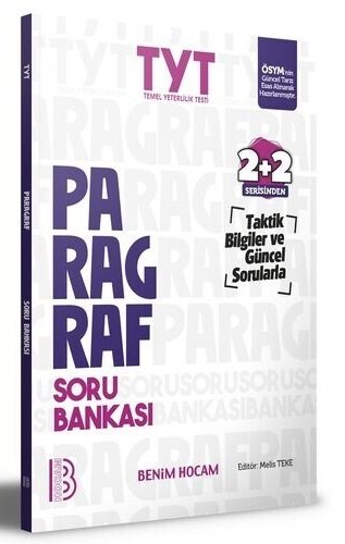 Benim Hocam YKS TYT Paragraf Soru Bankası 2+2 Serisinden Benim Hocam Yayınları