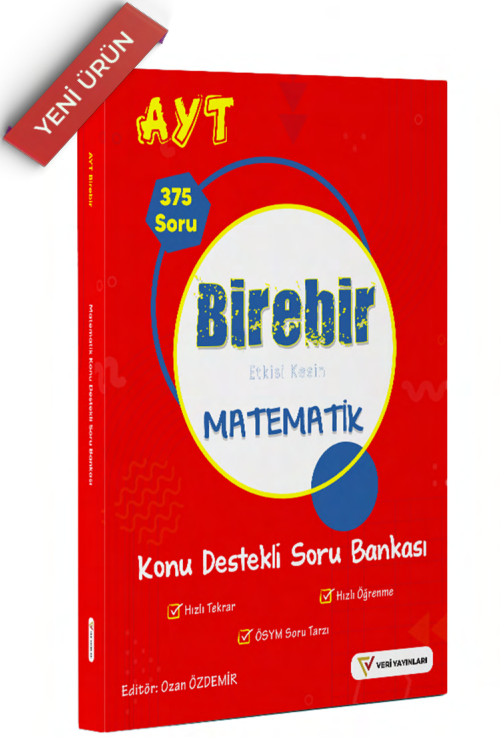 Veri Yayınları YKS AYT Matematik Birebir Konu Destekli Soru Bankası Veri Yayınları