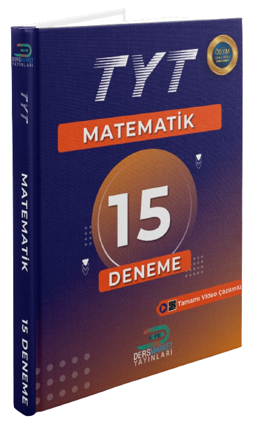 DersMarket YKS TYT Matematik 15 Deneme DersMarket Yayınları