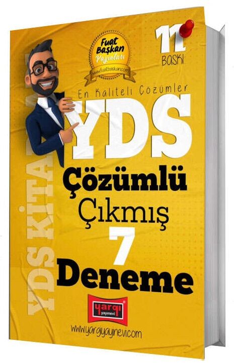 Yargı YDS Çıkmış 7 Deneme Çözümlü 11. Baskı - Fuat Başkan Yargı Yayınları