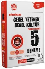 Pegem 2025 KPSS Genel Yetenek Genel Kültür Ezberbozan 5 Deneme Çözümlü Pegem Akademi Yayınları