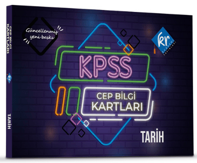 KR Akademi KPSS Tarih Cep Bilgi Kartları KR Akademi