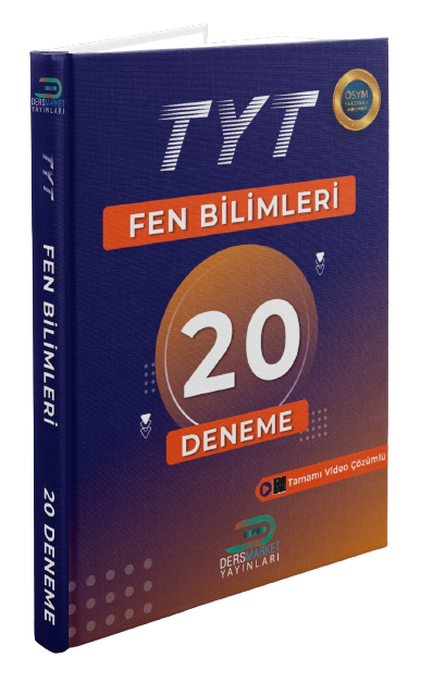 DersMarket YKS TYT Fen Bilimleri 20 Deneme DersMarket Yayınları