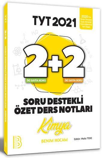 Benim Hocam 2021 YKS TYT Kimya 2+2 Soru Destekli Özet Ders Notları Benim Hocam Yayınları