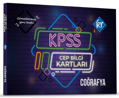 KR Akademi KPSS Coğrafya Cep Bilgi Kartları KR Akademi