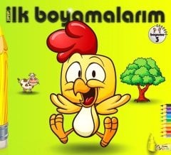 Şıp Şıp Boyama İlk Boyamalarım-3 Kuzey Çocuk Yayınları