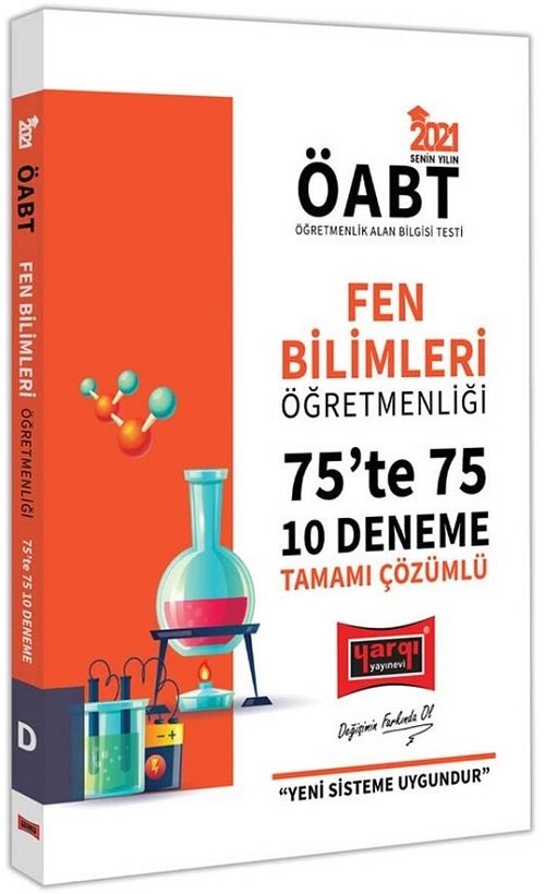 Yargı 2021 ÖABT Fen ve Teknoloji 75 te 75 10 Deneme Sınavı Çözümlü Yargı Yayınları