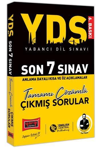 Yargı YDS Çıkmış Sorular Son 7 Sınav Çözümlü Fuat Başkan 6. Baskı Yargı Yayınları