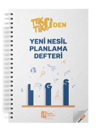 İsem LGS Taktikçiden Yeni Nesil Planlama Defteri İsem Yayıncılık