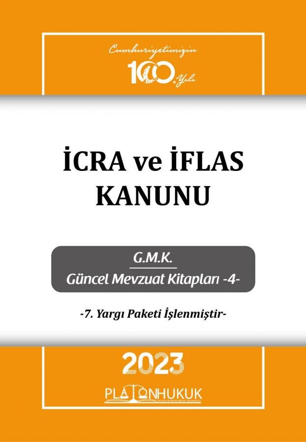 Platon 2023 İcra ve İflas Kanunu Platon Hukuk Yayınları