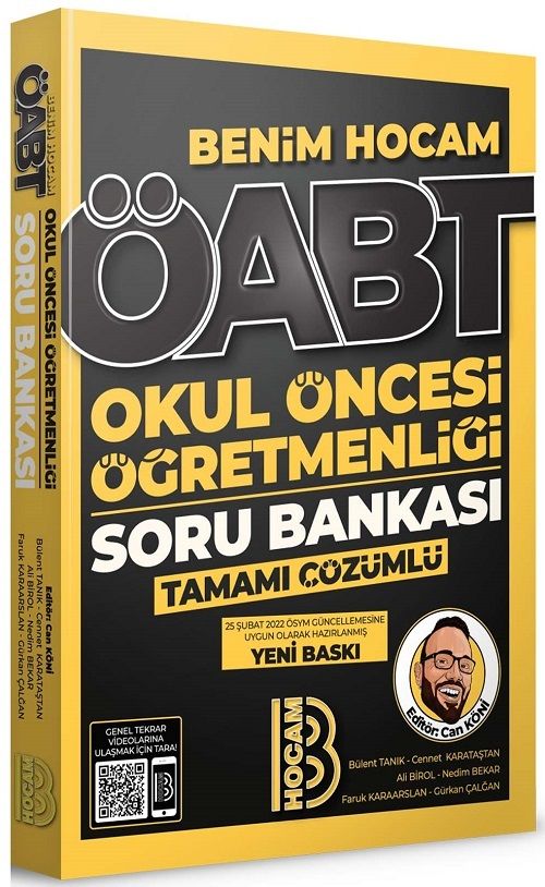 Benim Hocam 2023 ÖABT Okul Öncesi Öğretmenliği Soru Bankası Çözümlü - Can Köni Benim Hocam Yayınları