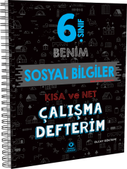 Örnek Akademi 6. Sınıf Benim Sosyal Bilgiler Çalışma Defterim Örnek Akademi Yayınları