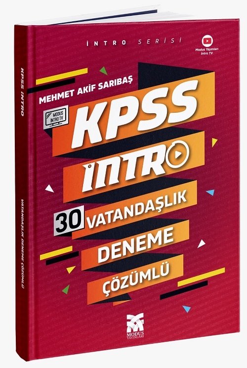 Modus KPSS Vatandaşlık İntro 30 Deneme - Mehmet Akif Sarıbaş Modus Yayınları