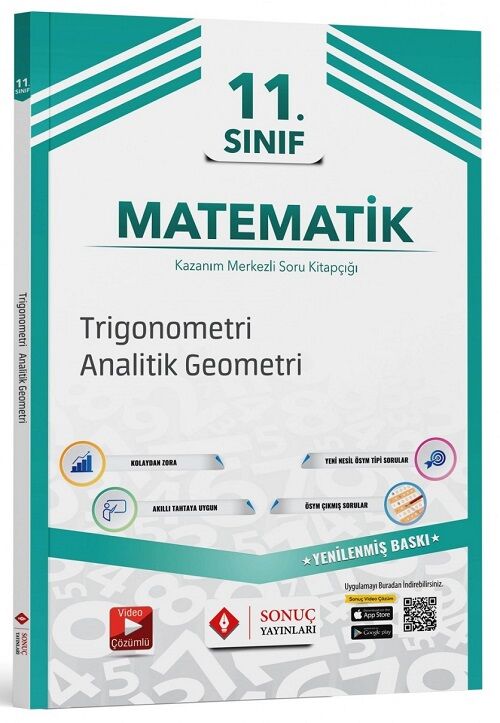 Sonuç 11. Sınıf Matematik Trigonometri Analitik Geometri Soru Bankası Sonuç Yayınları