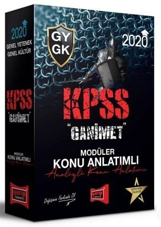 Yargı 2020 KPSS Genel Yetenek Genel Kültür GANİMET Konu Anlatımlı Modüler Set Yargı Yayınları