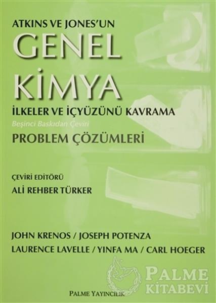 Palme Atkins ve Jones un Genel Kimya İlkeler ve İçyüzünü Kavrama Problem Çözümleri Palme Akademik Yayınları