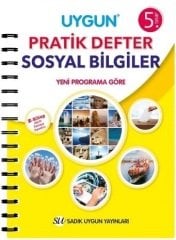 Sadık Uygun 5. Sınıf Sosyal Bilgiler Pratik Defter Sadık Uygun Yayınları