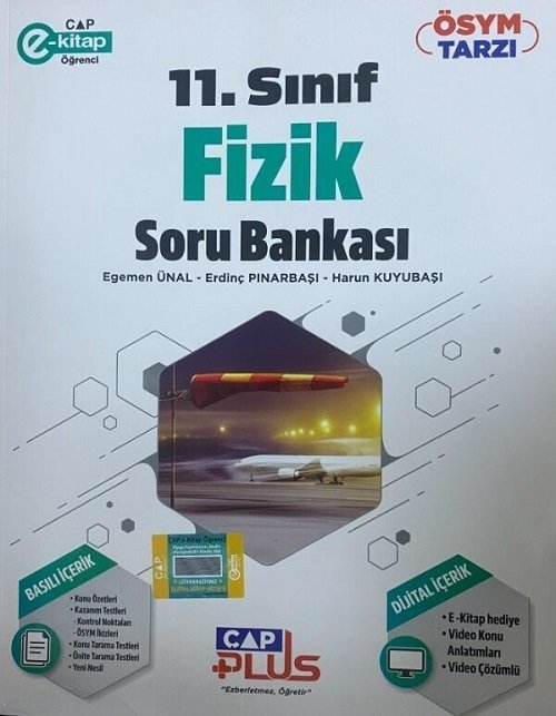 Çap Yayınları 11. Sınıf Fizik Plus Soru Bankası Çap Yayınları