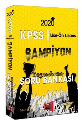 Yargı 2020 KPSS Lise Ön Lisans Şampiyon Kazandıran Soru Bankası Yargı Yayınları