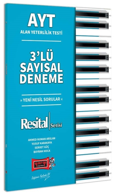 SÜPER FİYAT - Yargı YKS AYT Sayısal Resital 3 lü Deneme Yargı Yayınları