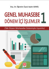 Ekin Genel Muhasebe 1 Dönem içi İşlemler - Aydın Gersil Ekin Yayınları