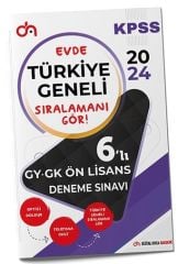 Dijital Hoca 2024 KPSS Ön Lisans Türkiye Geneli 6 Deneme Çözümlü Dijital Hoca Akademi