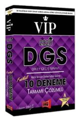 Yargı 2020 DGS VIP 10 Deneme Fasikül Çözümlü Yargı Yayınları