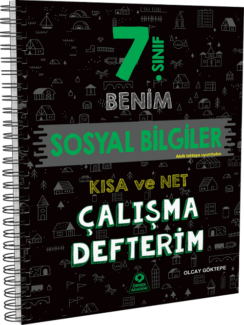 Örnek Akademi 7. Sınıf Benim Sosyal Bilgiler Çalışma Defterim Örnek Akademi Yayınları